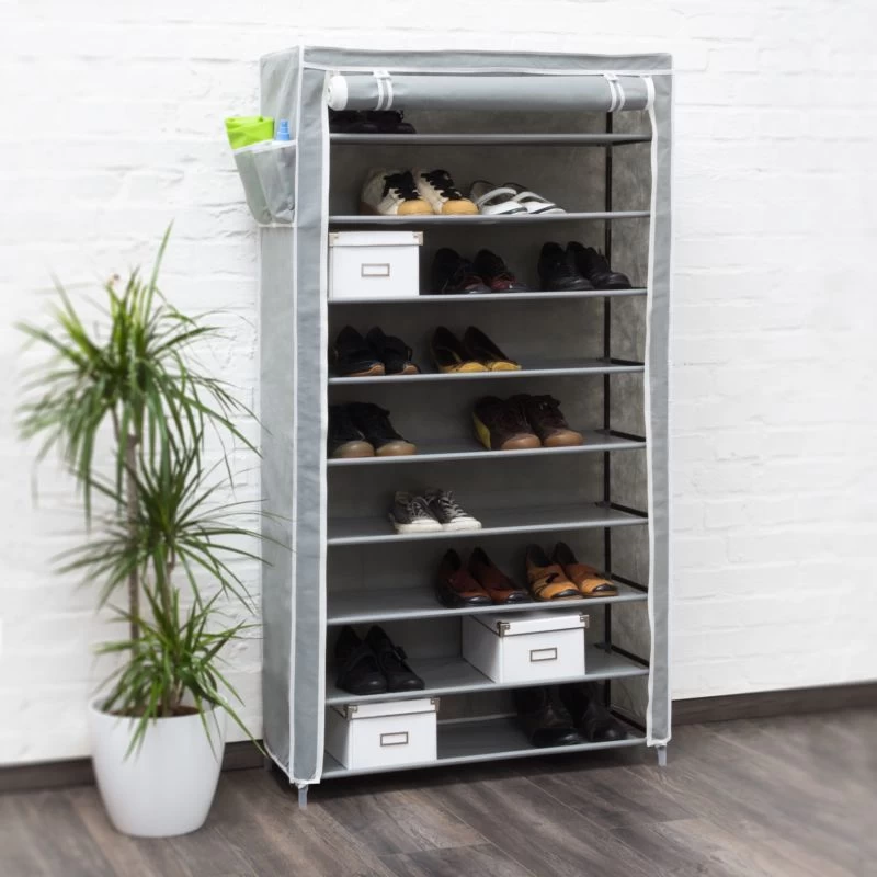 2x Meubles à Chaussures Anthracite 2 2x Meubles à Chaussures Anthracite – Image 2