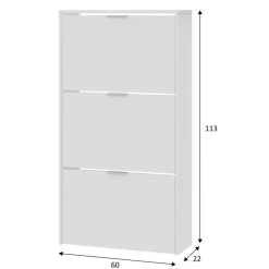 Meuble à Chaussures 3 Portes Rubi -Magasin de meubles 0751d084f8fb4f2aa0b0dd2732ed1f67