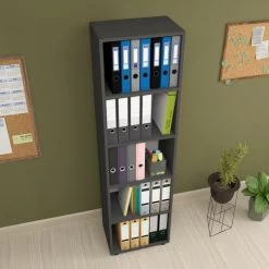 Bibliothèque Vara à 5 Niveaux -Magasin de meubles 07d20beb44e342919d39581b573f2dba