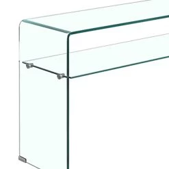 Console En Verre Avec étagère - ICE -Magasin de meubles 0e7464f9e66f4948bc88f6f8c48d5303