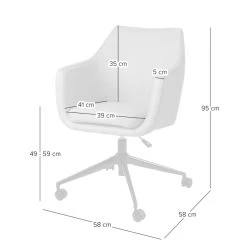 Chaise De Bureau Pivotante NICHOLAS 27 Chaise De Bureau Pivotante NICHOLAS -Magasin de meubles 1000153565 230912 500 SKETCH DETAILS P000000001000153565 sketch