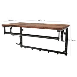 Porte-manteaux Mural Montevallo -Magasin de meubles 1000226091 200921 14224000043 SKETCH DETAILS P000000001000226091 sketch