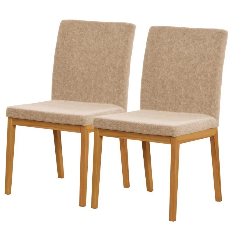 Chaises Capitonnées Athie (lot De 2) 1 Chaises Capitonnées Athie (lot De 2)