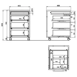 Caisson à Roulettes GW-Agenda -Magasin de meubles 1000307863 211109 161638000540 SKETCH DETAILS P000000001000307863 sketch