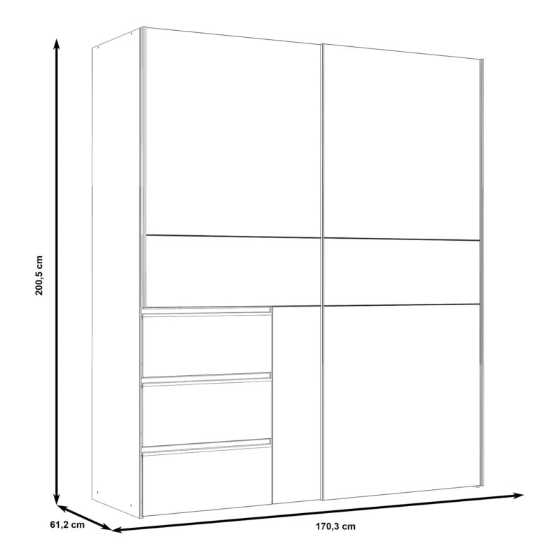Armoire à Portes Coulissantes Tover 6 Armoire à Portes Coulissantes Tover – Image 6