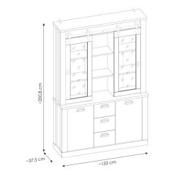 Vaisselier Shutter II -Magasin de meubles 1000348682 220505 500 SKETCH DETAILS P000000001000348682 sketch