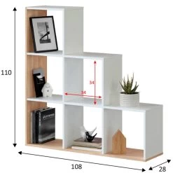 Étagère Bibliothèque Estela -Magasin de meubles 105be2413f5547d9ae1ca811d43c737b