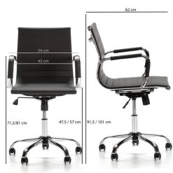 Fauteuil De Bureau Croma Noir 19 Fauteuil De Bureau Croma Noir -Magasin de meubles 11754afe7d86403ea2689a640c86108a
