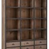 Bibliotheque 12 Cases 6 Tiroirs 216cm