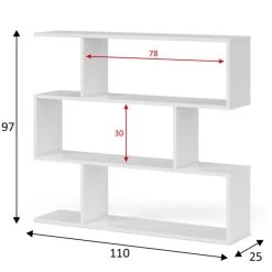 Étagère Bolonia 6 étagères -Magasin de meubles 157bde4068ec44e7af99138f7eccbd50