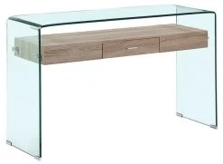 Console L125cm En Verre Trempé - ICE