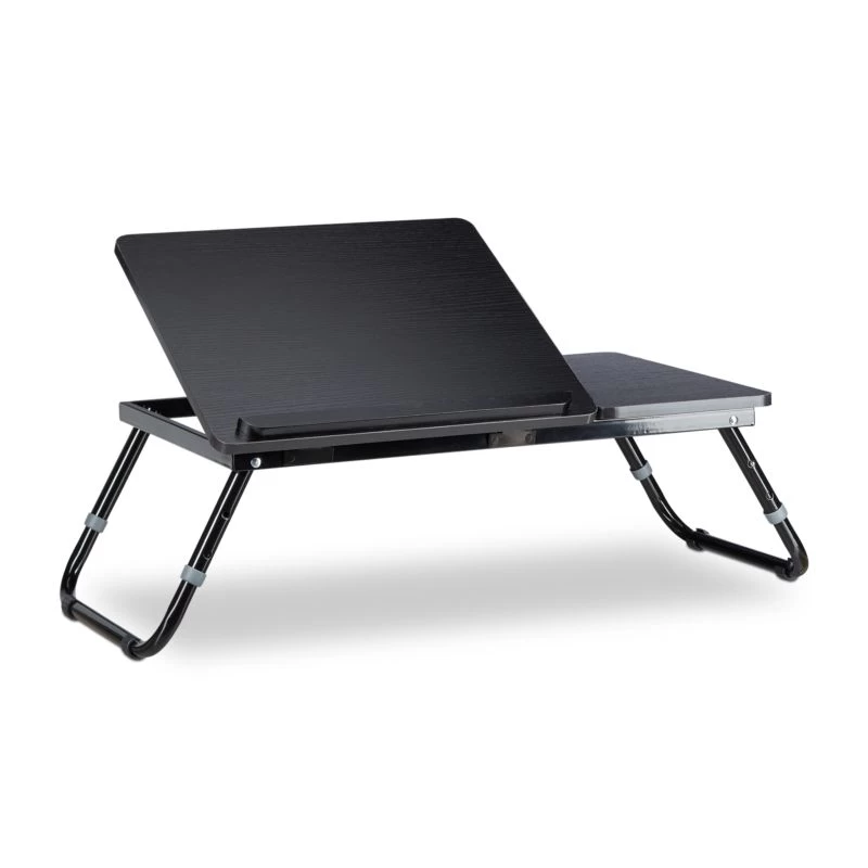1x Table D'ordinateur Portable Noir 2 1x Table D'ordinateur Portable Noir – Image 2