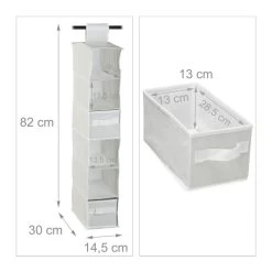 2xÉtagère Suspendue Tissu Armoire -Magasin de meubles 236d6c31097946b5baef0e01545191f8