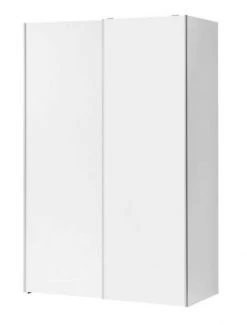 Armoire 2 Portes Glissantes 2 Tablettes