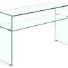 Console En Verre Avec étagère - ICE