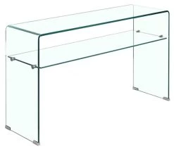 Console En Verre Avec étagère - ICE