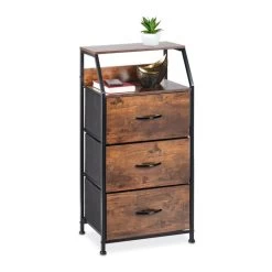 Commode Style Industriel 3 Tiroirs