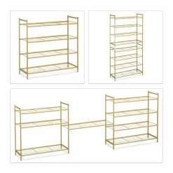 Étagère à Chaussures Empilable 4 Niveaux -Magasin de meubles 3367b00af02c40fda3dc7f3b06239b82