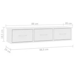 VIDAXL Étagère à Tiroir -Magasin de meubles 369fa345ad834dce8fb7fb32836e3a70