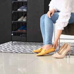 Armoire à Chaussures En Tissu 30 Paires -Magasin de meubles 373ebdee6422417f8f274701c3e23237