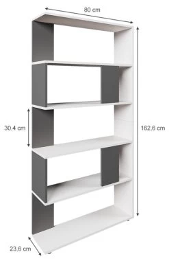 Etagère 80cm Anthracite/blanc 9 Etagère 80cm Anthracite/blanc -Magasin de meubles 3b2576037a85430d95f9c50a85cf58b5.cropped 215 17 615 954.processed