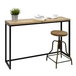 Table Console Icub 30x120x80cm Noir -Magasin de meubles 3d4357a8c3594d5bb40810ef4190543c