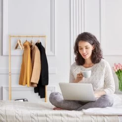 Portant En Bambou Avec Boîtes En Tissu -Magasin de meubles 3f60bf4dbeac4798b2b31062a7e32901