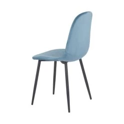 Lot De 4 Chaises En Velours - BIBA 34 Lot De 4 Chaises En Velours - BIBA -Magasin de meubles 4046faad36cc4f3eb6d33a0f2df29bf3