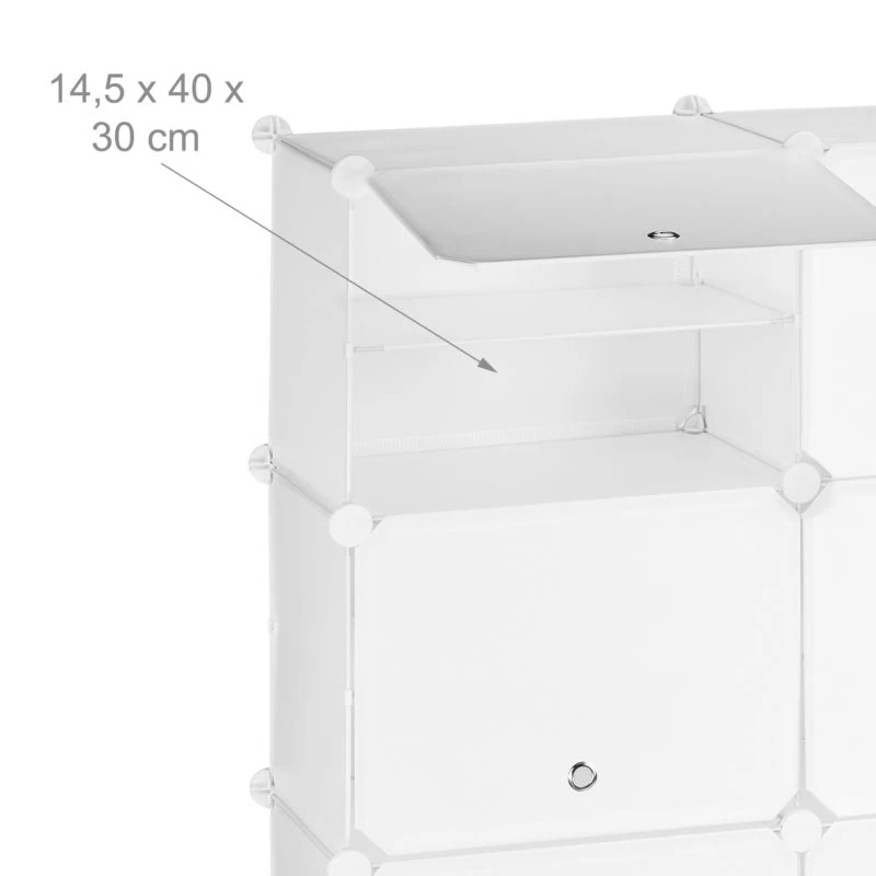 Étagère à Chaussures Blanche 11 Étagère à Chaussures Blanche – Image 11