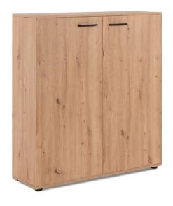 Meuble à Chaussures 2 Portes 8 étagères