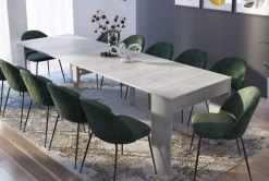 Console Extensible Jusqu'à 300cm Blanc -Magasin de meubles 454501950a694d04bac81b35f8e57b05