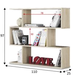 Étagère Bolonia 6 étagères -Magasin de meubles 463fdc127e26419189559caca4177b2c