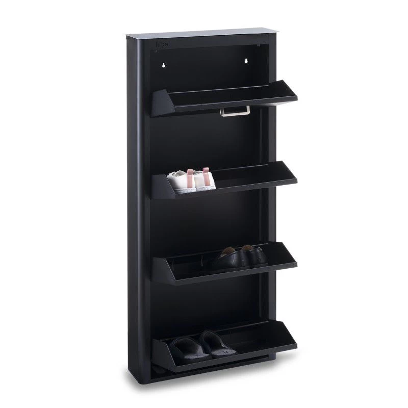 Meuble à Chaussures KIBO 4 Compartiments 3 Meuble à Chaussures KIBO 4 Compartiments – Image 3