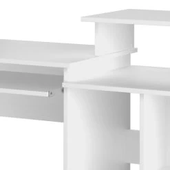 Bureau Ordinateur Jan Blanc -Magasin de meubles 4ad5ddeb4d19402b9091487707c62420