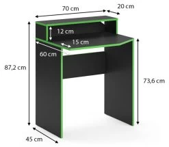 Bureau Ordinateur Kron 70cm Noir/vert -Magasin de meubles 4eaf1010fb4e4bdca7af5c252d4164eb.cropped 65 139 887 773.processed