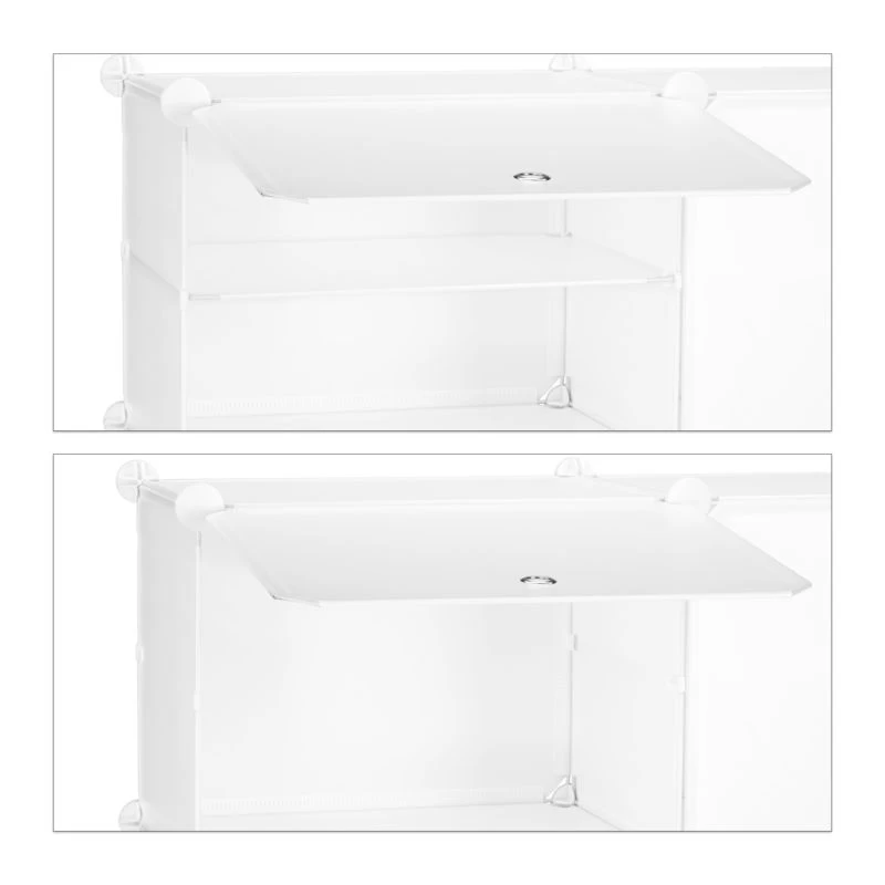 Étagère à Chaussures Blanche 6 Étagère à Chaussures Blanche – Image 6