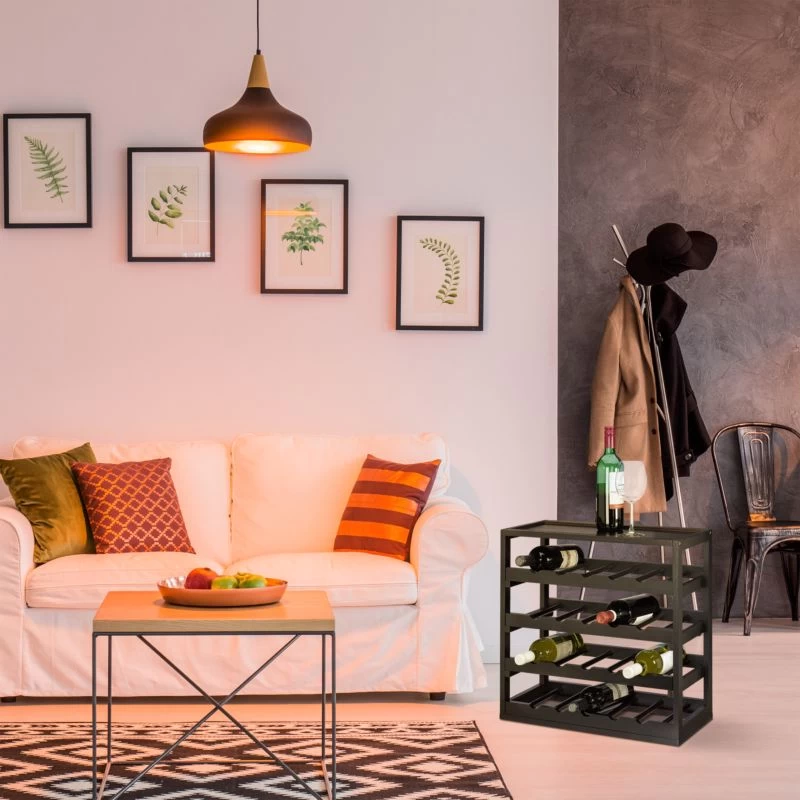 Casier à Bouteilles De Vin En Bois étagè 3 Casier à Bouteilles De Vin En Bois étagè – Image 3