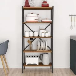 Étagère De Cuisine Tomelilla à 5 Niveaux -Magasin de meubles 51fbb271bd224b3fb28ff20cf9113fd2