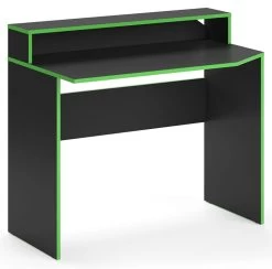 Bureau Ordinateur Kron 100cm Noir/vert