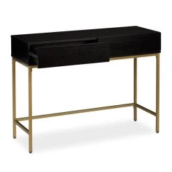 Table De Console Doré Noir -Magasin de meubles 5ed461891b6f4f2caeafeb811d452c16