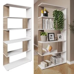 Etagère 80cm Sonoma/blanc 10 Etagère 80cm Sonoma/blanc -Magasin de meubles 6a4d8e91df3246e5b0fbddba544d90a6
