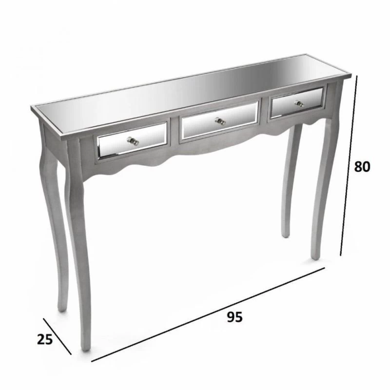 ROMA Console Argent 25 X 107 3 ROMA Console Argent 25 X 107 – Image 3