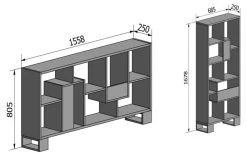 Bibliothèque LOFT Couleur Chêne Foncé 8 Bibliothèque LOFT Couleur Chêne Foncé -Magasin de meubles 6bbd3a056c01429a855d6d6d2fb57650.cropped 16 12 835 527.processed