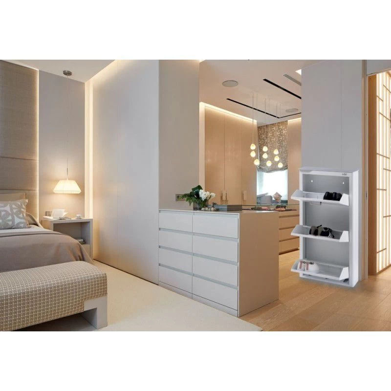 Meuble à Chaussures KIBO 3 Compartiments 3 Meuble à Chaussures KIBO 3 Compartiments – Image 3