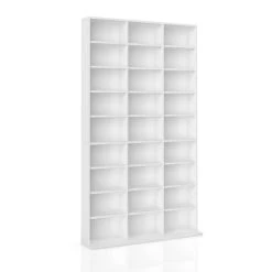 Étagère à CD Jukebox 178cm Blanc