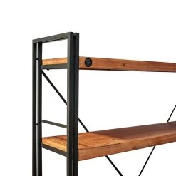 Bibliothèque Métal & Acacia 190 X 150 -Magasin de meubles 772480013d3f4131a958a47fc9985efe