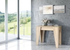 Console Extensible à 146cm Couleur Chêne -Magasin de meubles 802df5164d554fc18bf9981f694e458f