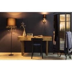 Console 2 Tiroirs En Bois Or -Magasin de meubles 84cdce8abf6f4eec8a578cfcf100d411