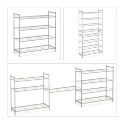 Étagère à Chaussures Empilable 4 Niveaux -Magasin de meubles 84d7b51c567c47fa96ae315607cf5225