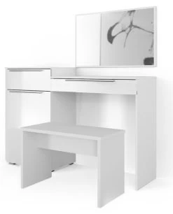 Coiffeuse Little Lilli Blanc & Banc